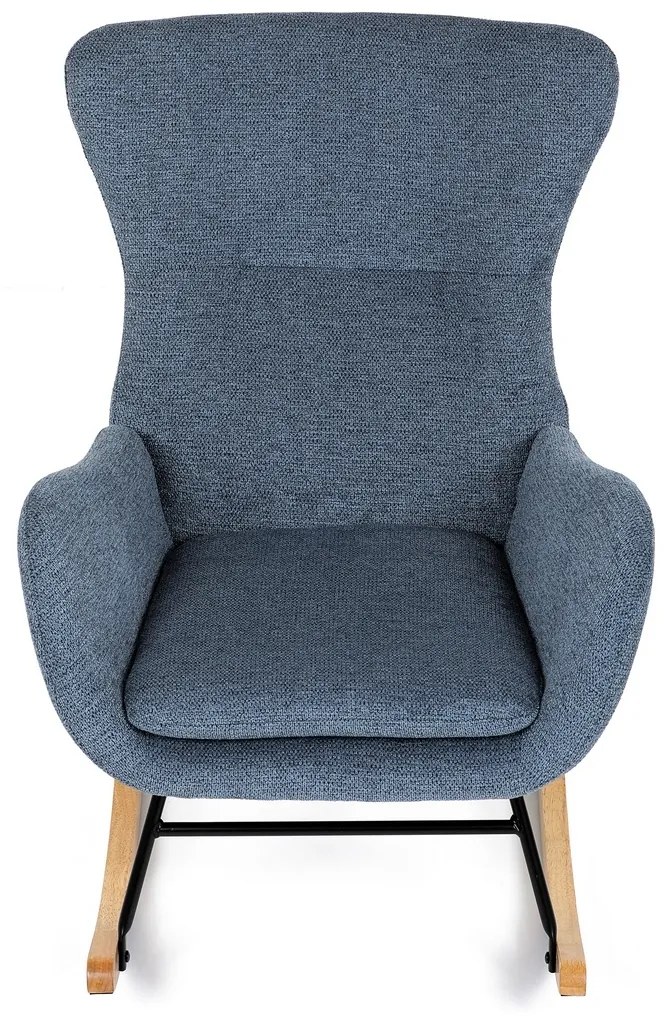 Fotel bujany BLUE2, niebieski