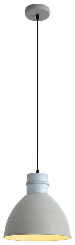 Inteligentna lampa wisząca szara 30 cm w komplecie z żarówką A60 z Wi-Fi - Dory Nowoczesny Oswietlenie wewnetrzne