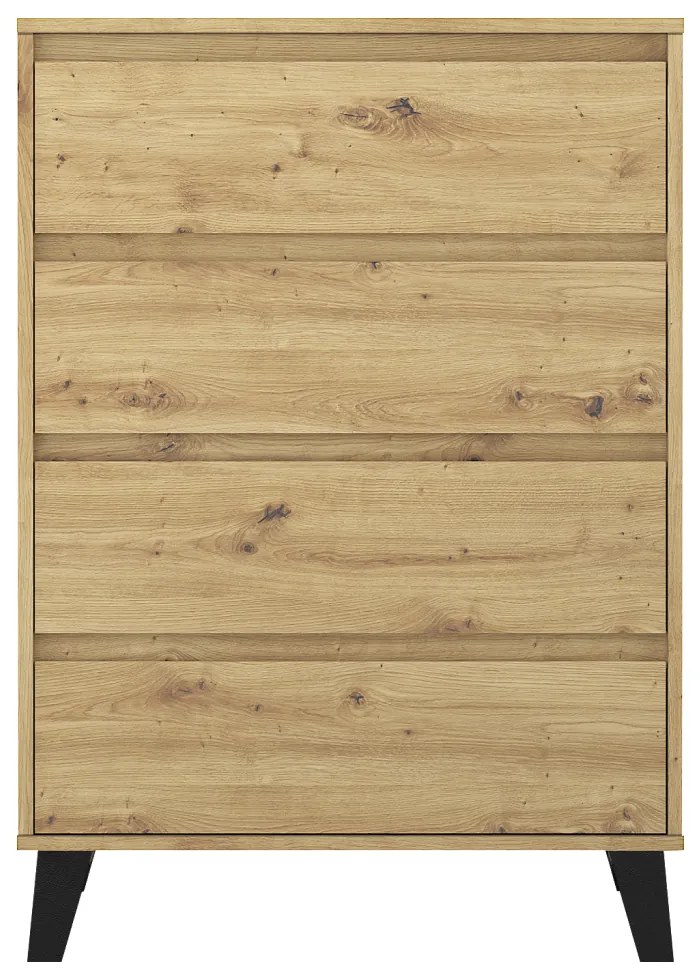 Komoda BOGAN 4S70, dąb Artisan