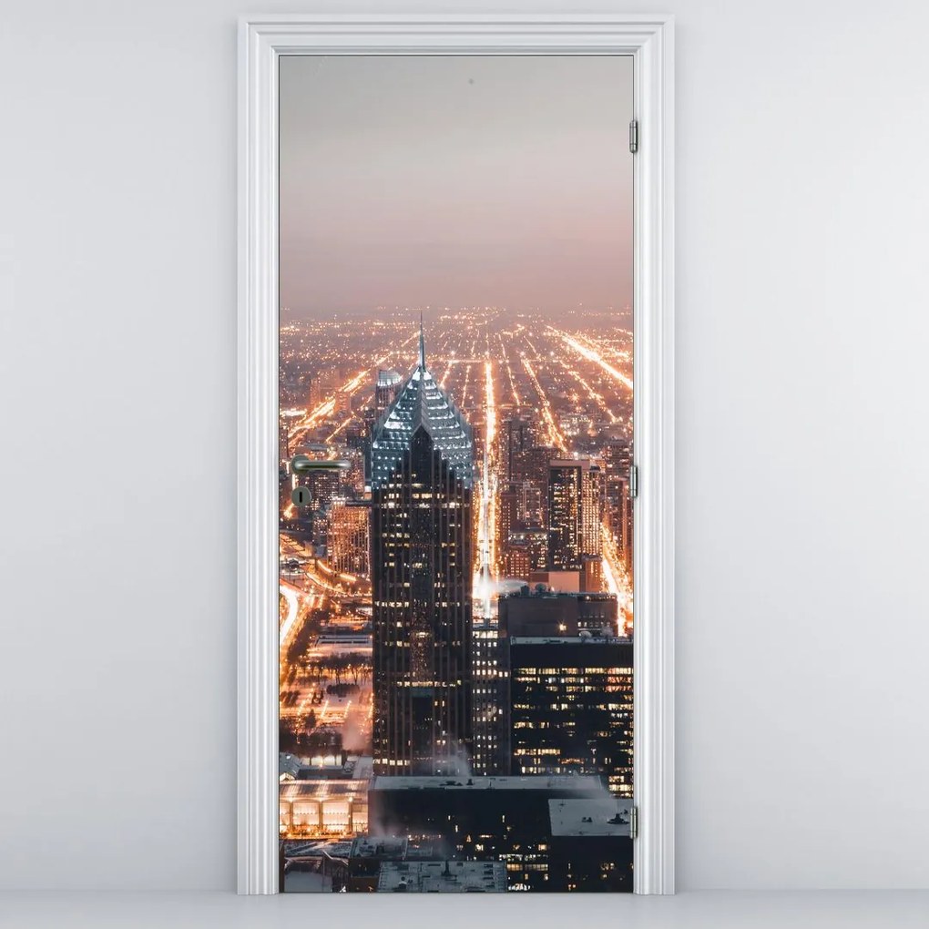 Fototapeta na drzwi - Metropolia (95x205cm)