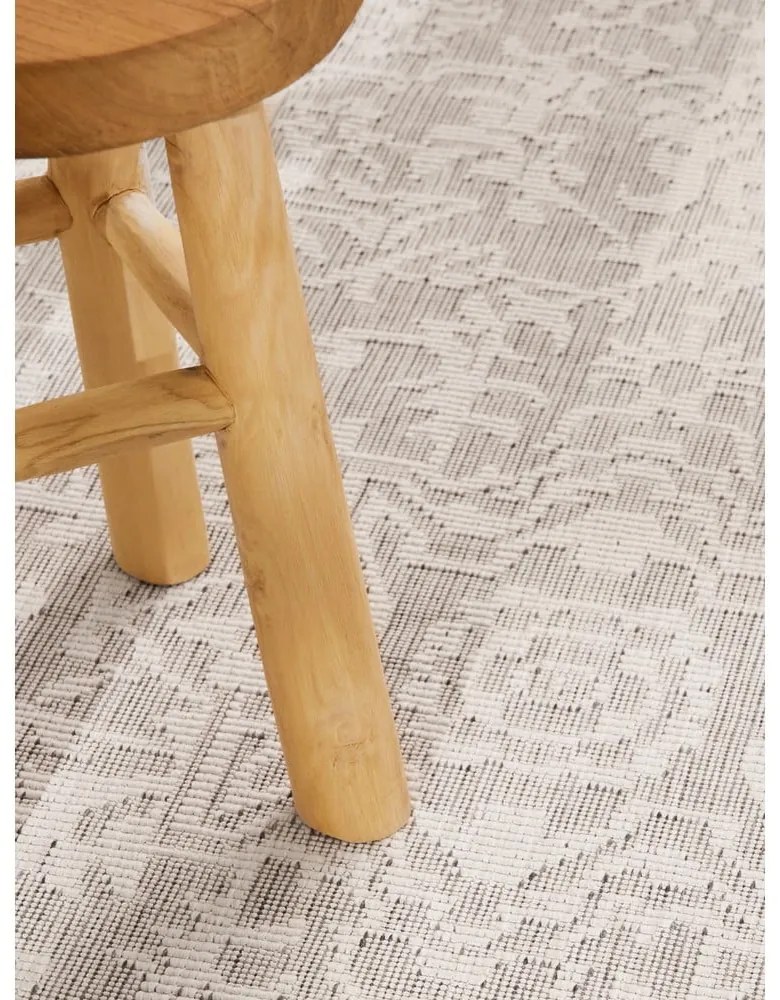 Dywan odpowiedni na zewnątrz w szaro-śmietankowym kolorze 120x170 cm Duet Kona – NORTHRUGS