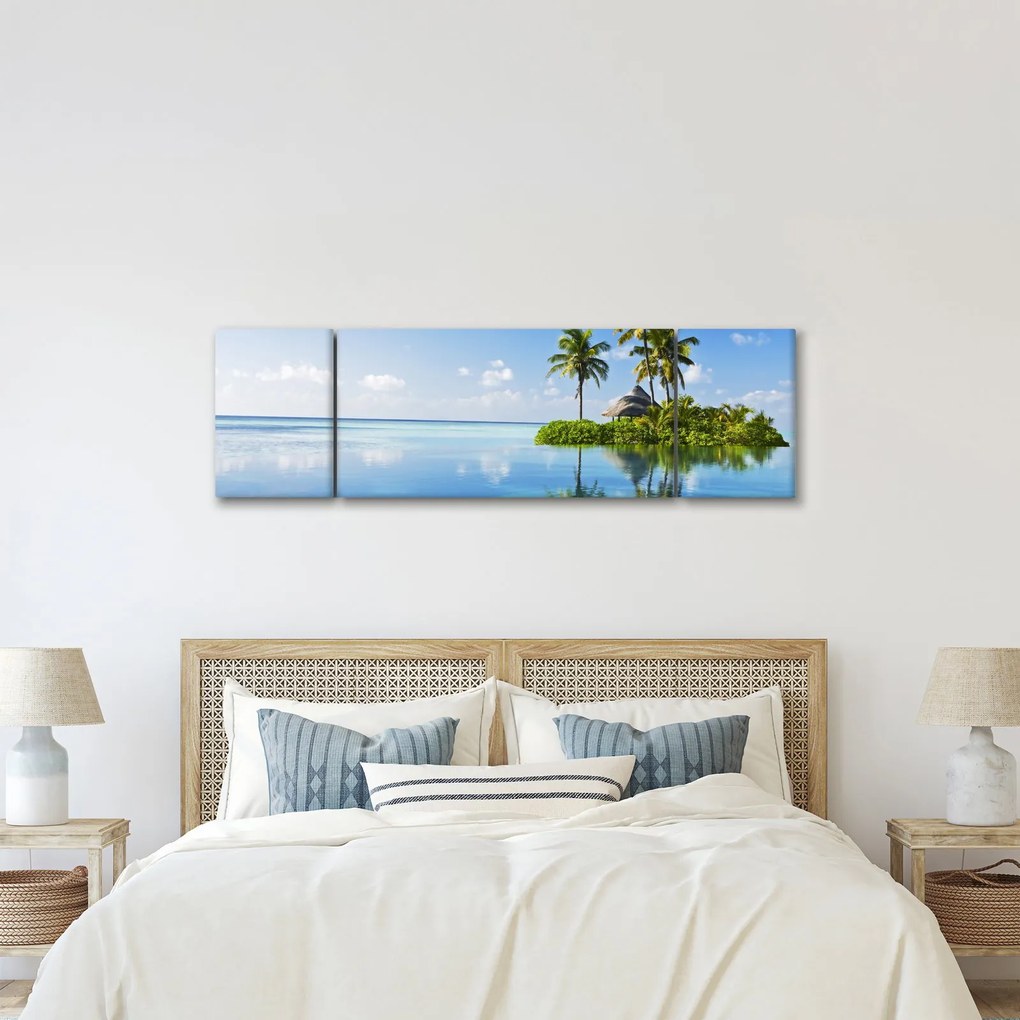 Obraz - Tropikalna wyspa (170x50 cm)