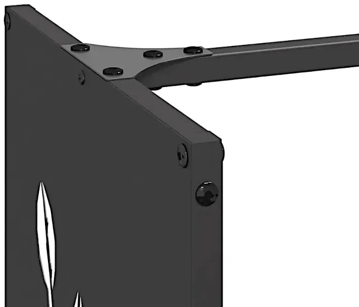 Stojak Na Drewno Opałowe Czarne R6-N91