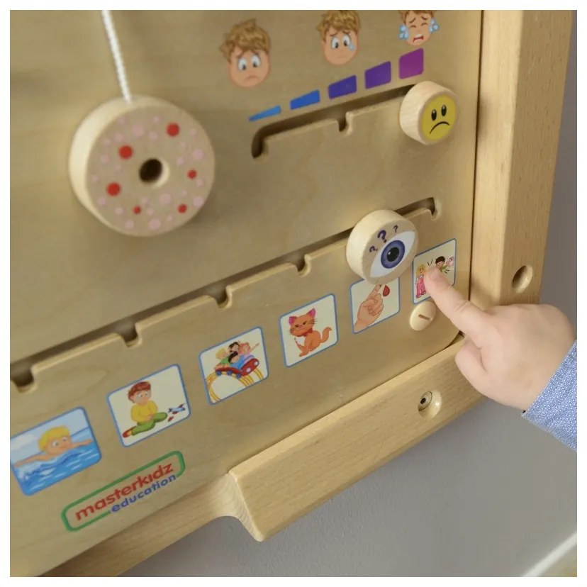 Masterkidz tablica edukacyjna jak się czujesz? nauka emocji montessori