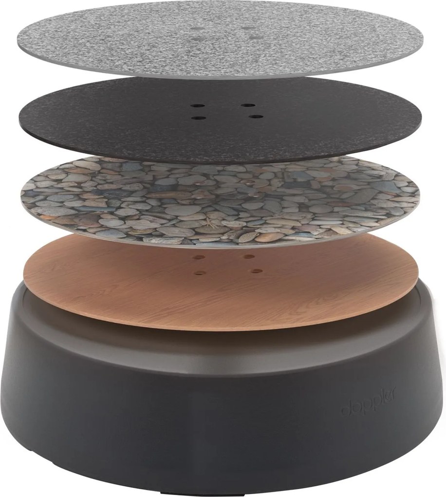 Doppler Panel dekoracyjny Easy Move Switch - granit szary