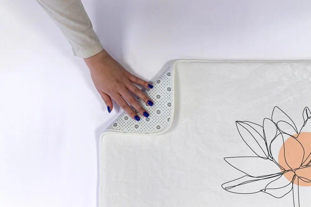 Dywanik antypoślizgowy do łazienki Dywanik antypoślizgowy do łazienki Lilia wodna