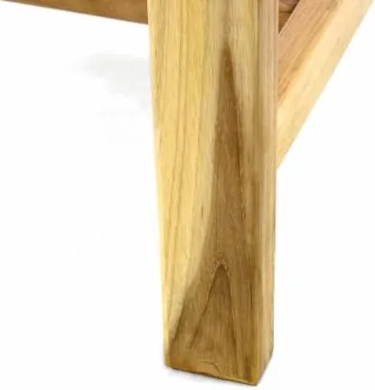 Stół ogrodowy wykonany z drewna tekowego DIVERO - 120/170 cm