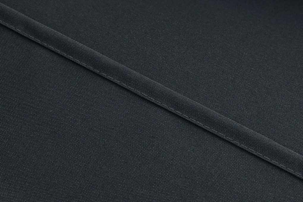 Czarna zasłona OXFORD 140x250 cm Zawieszanie: Taśma z wiązaniami