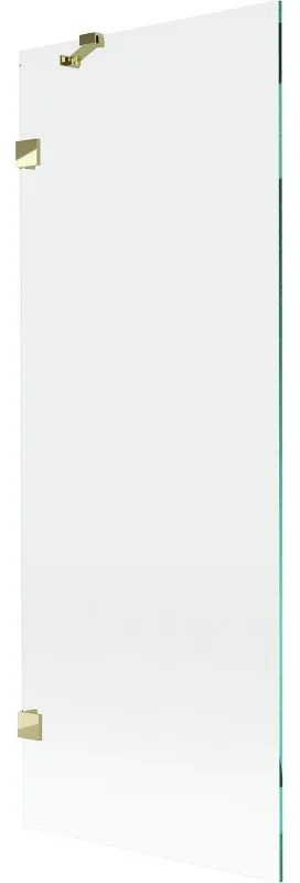 Mexen Lunar parawan nawannowy 1-skrzydłowy 70 x 150 cm, transparent, złoty - 897-070-000-50-00