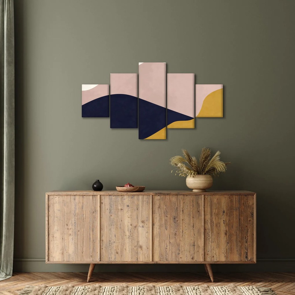 Obraz - Akwarelowe góry N⁰2 (125x70 cm)