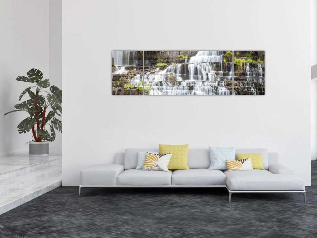 Obraz - Wodospad (170x50 cm)
