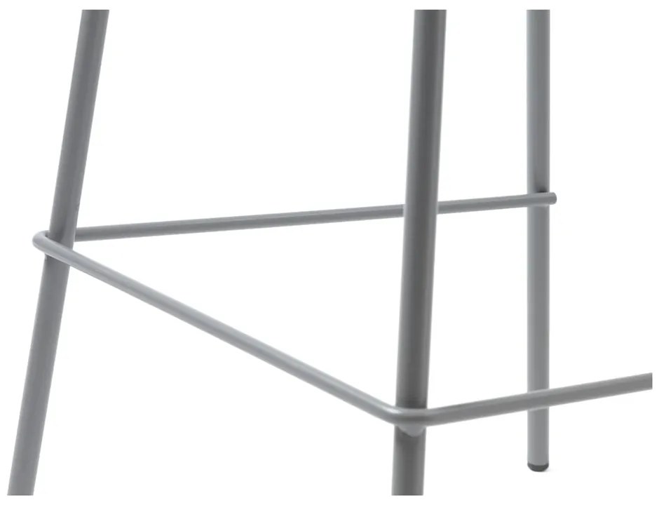 Szary plastikowy hoker 92,5 cm Whitby – Unique Furniture