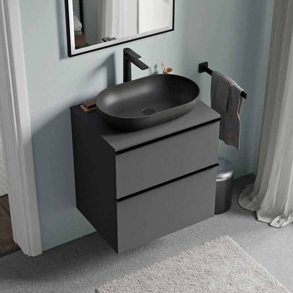 Meble łazienkowe szafka pod umywalkę nablatową LAVOA 60 cm