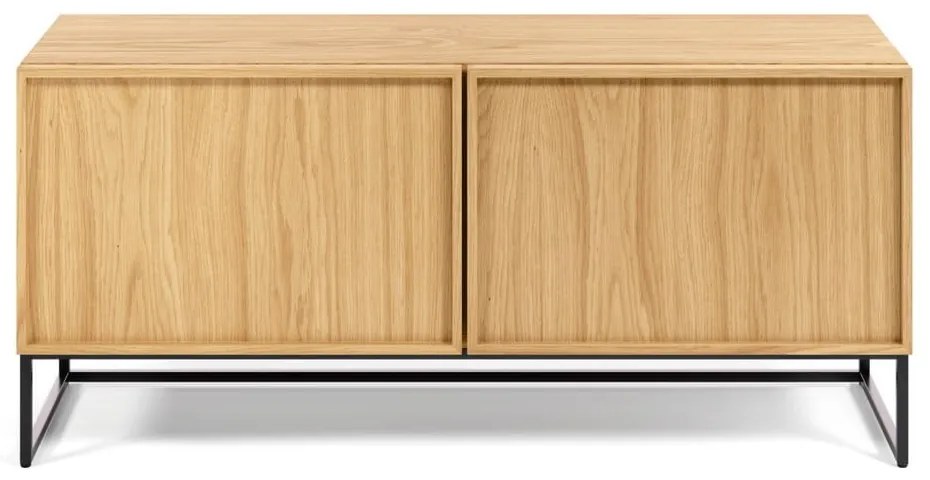Szafka pod TV w dekorze dębu w naturalnym kolorze 112x51x42 cm Taiana – Kave Home