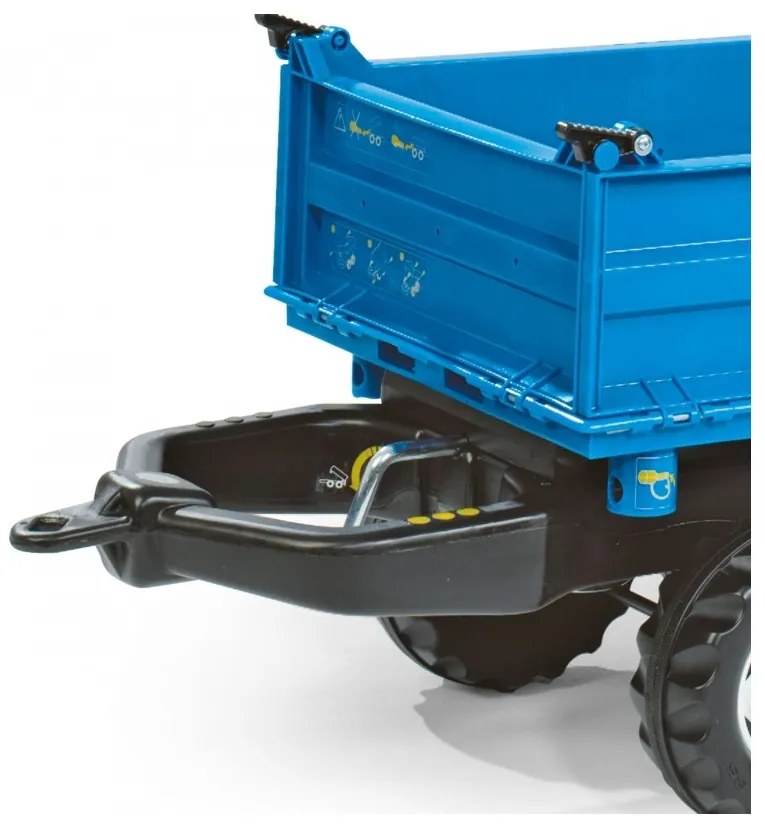 Rolly toys rollytrailer przyczepa wywrotka mega trailer niebieska