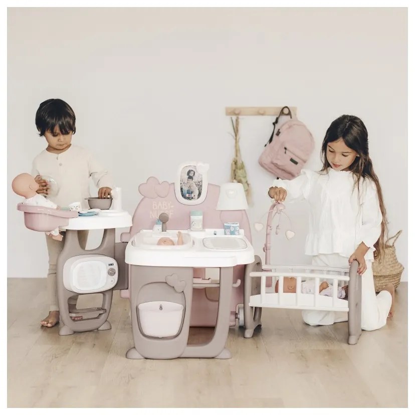 Smoby baby nurse duży kącik opiekunki dla lalki