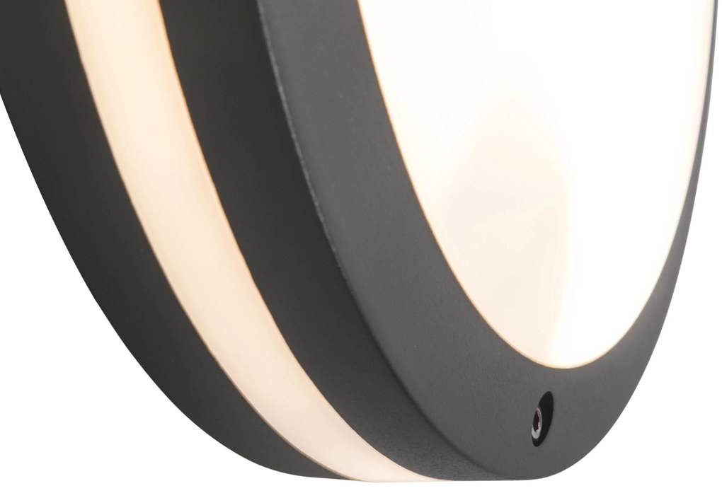 Zewnetrzna Lampa ścienna i sufitowa ciemnoszara 2-światłowa IP54 - Glow Nowoczesny Oswietlenie zewnetrzne