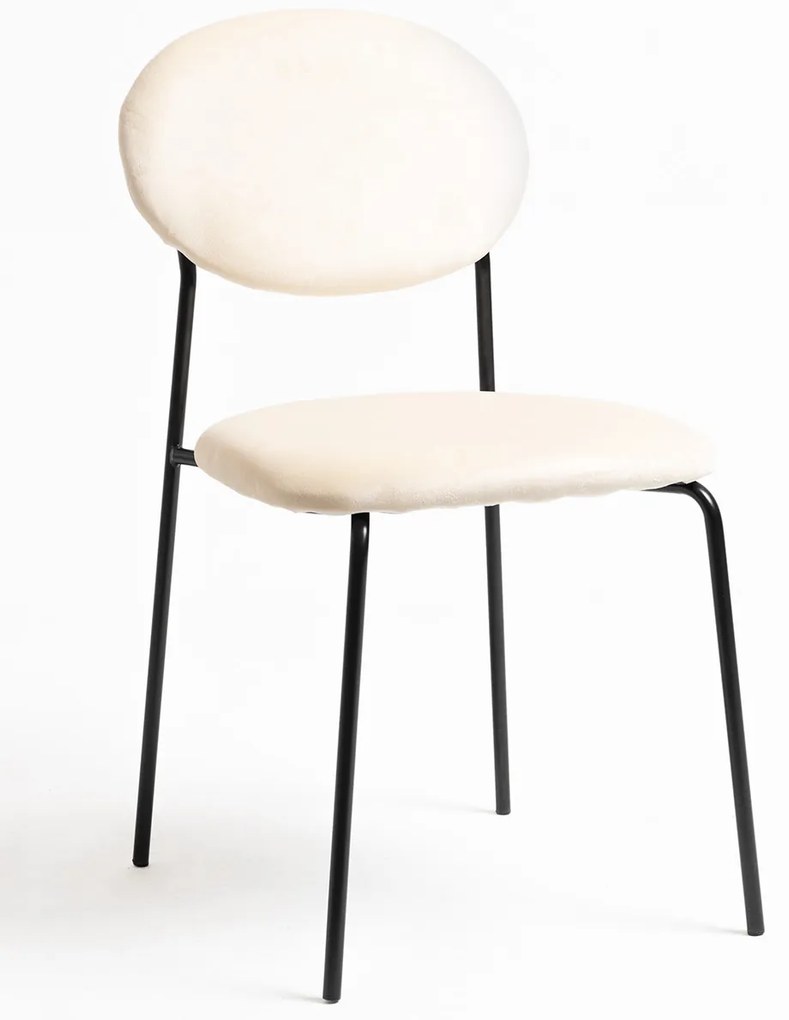 Krzeso Mida z czarnego aksamitu