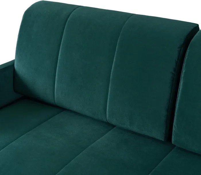 Sofa Rozkładana z Funkcją Spania IBIZA Dwuosobowa Zielona Nowoczesna do Salonu