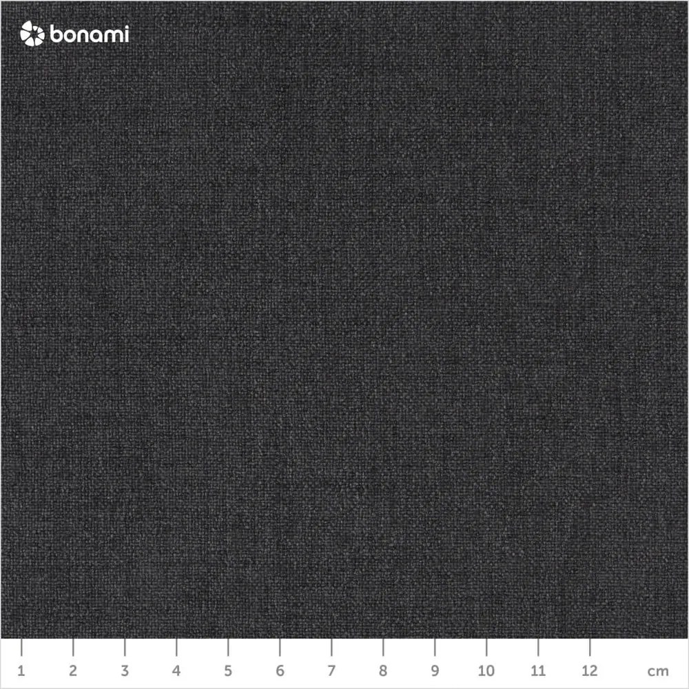 Antracytowe tapicerowane łóżko jednoosobowe bez stelaża 120x200 cm Mattis – Meise Möbel