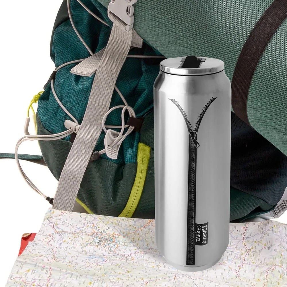 Srebrny termos 700 ml – Orion