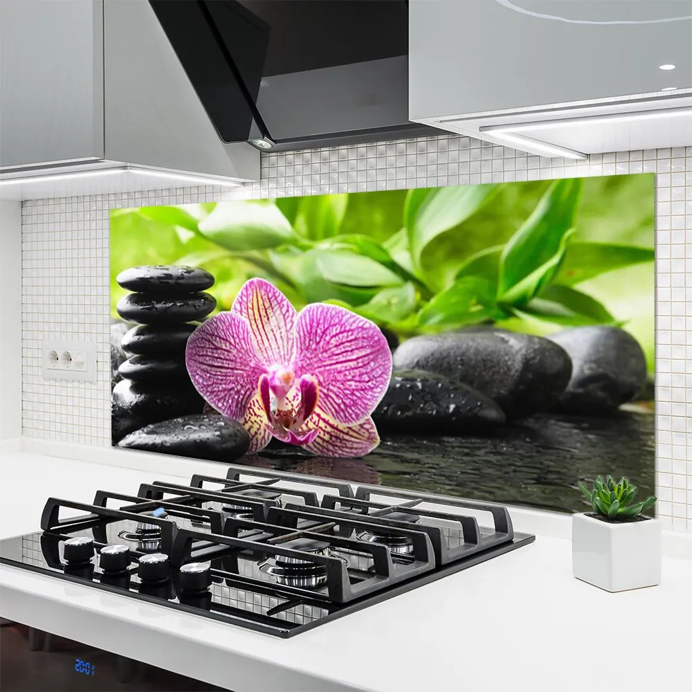 Panel Szklany do Kuchni Harmonijne Połączenie Zen