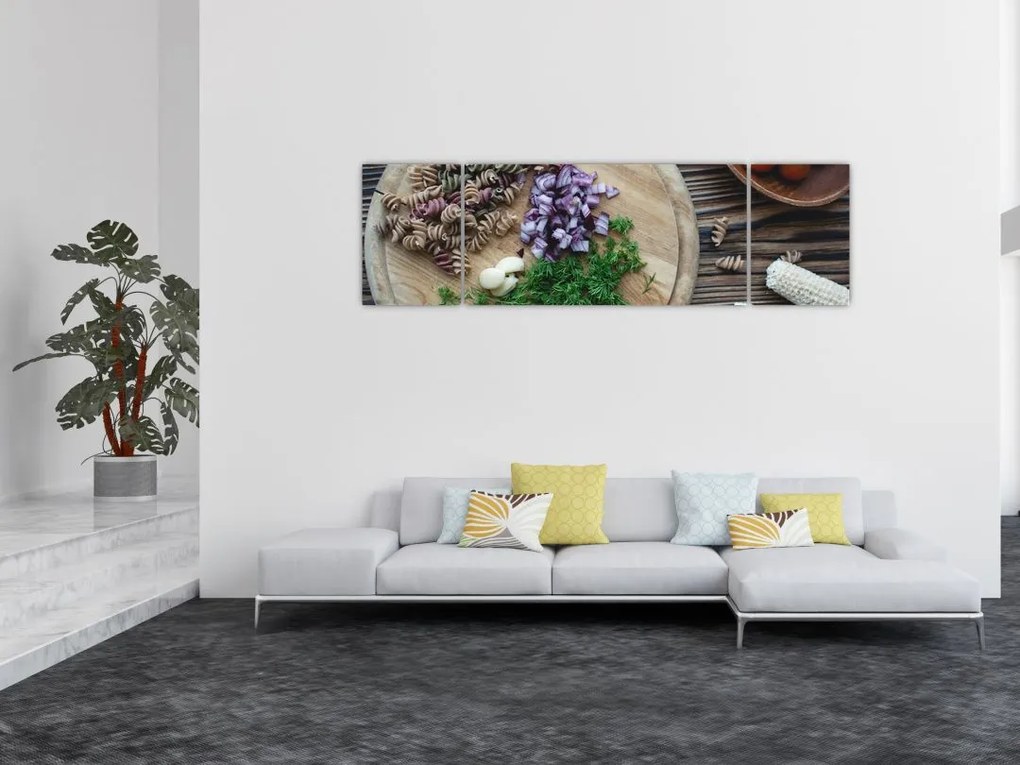 Obraz - Z deski kuchennej (170x50 cm)