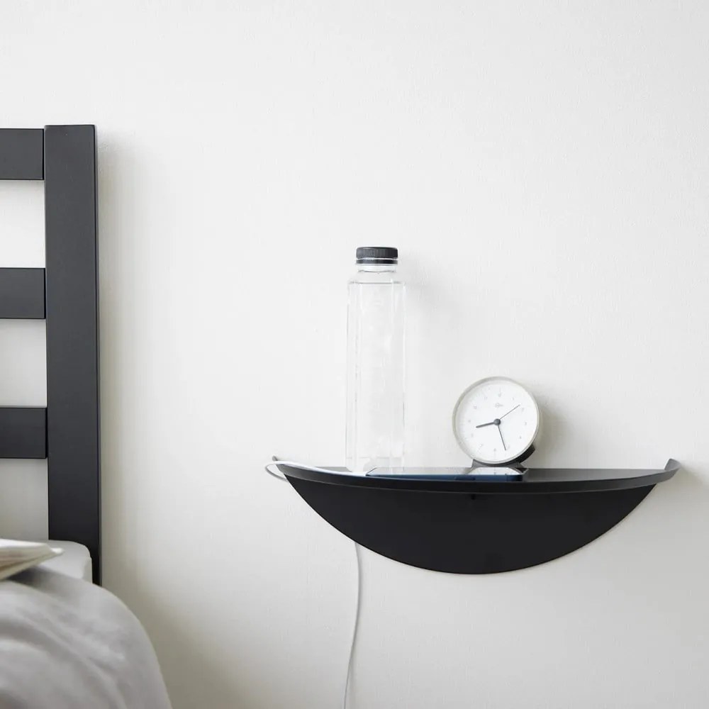 Czarna metalowa półka 40 cm Tower – YAMAZAKI