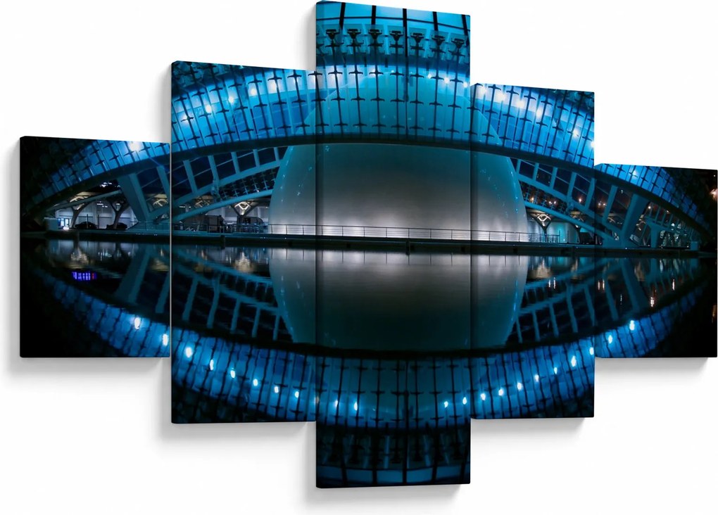 Obraz stadionu piłkarskiego (125x70 cm)