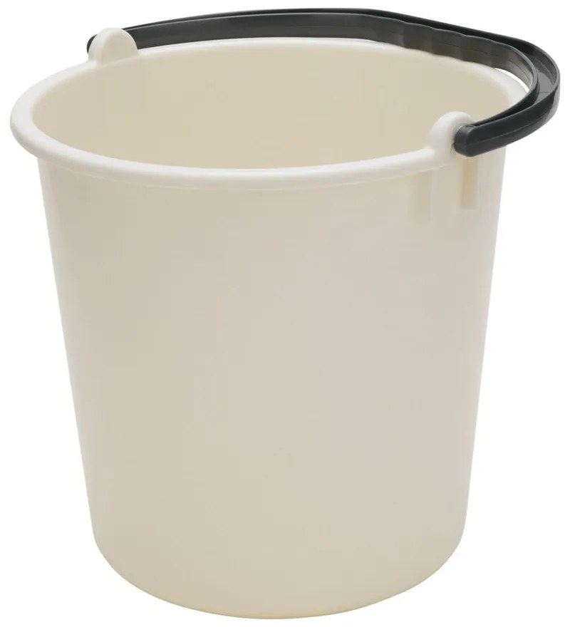 Beżowe wiadro plastikowe 9 l – Addis