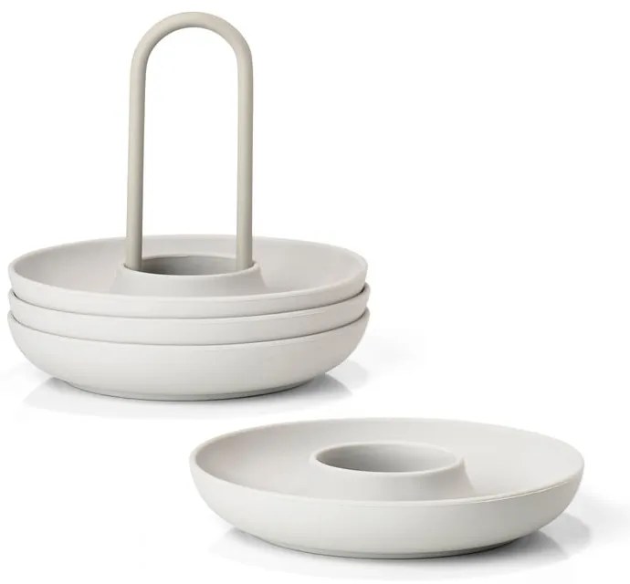 Metalowe kieliszki na jajka zestaw 4 szt. Singles – Zone