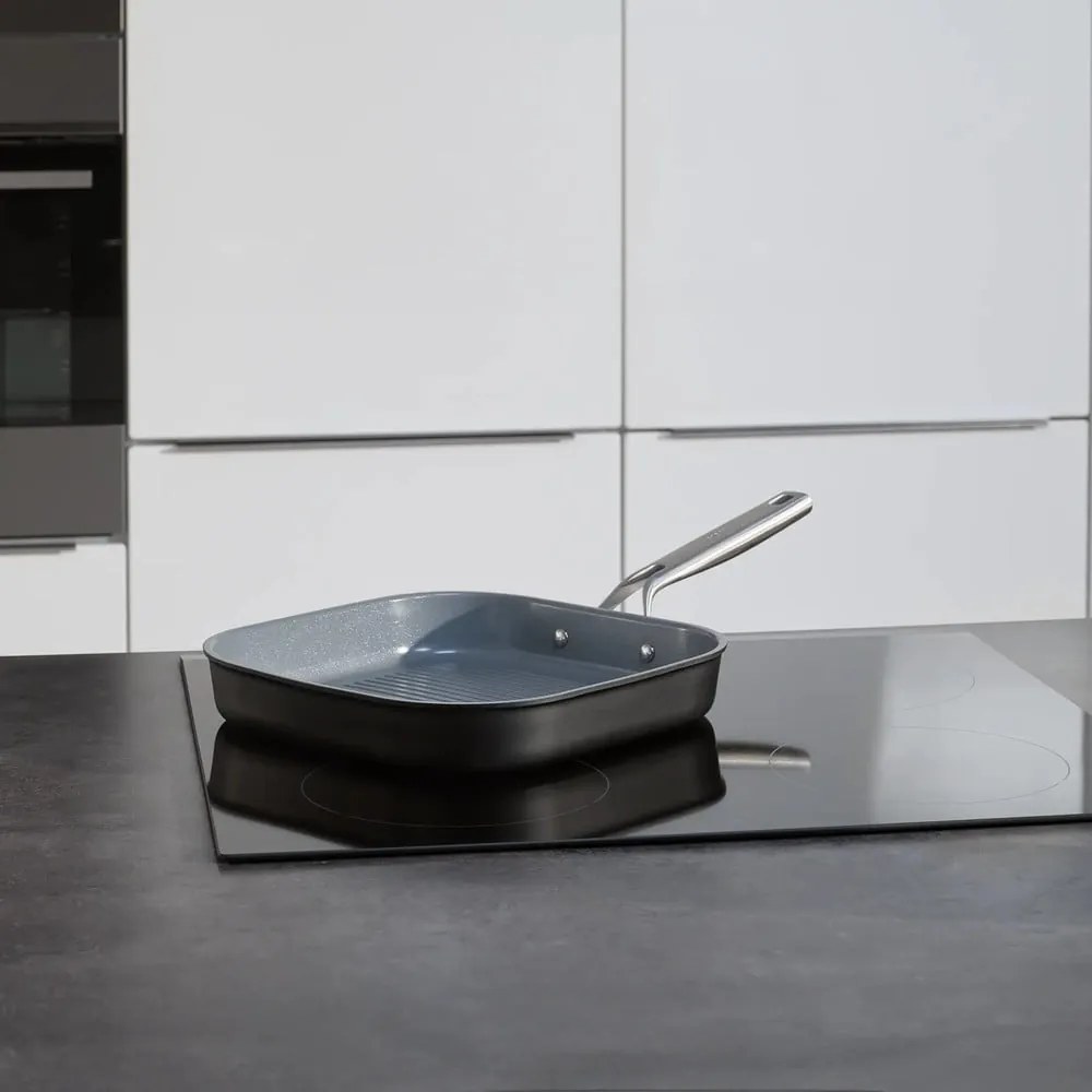 Patelnia aluminiowa do grillowania z powłoką nieprzywierającą ø 28 cm Meda 3.0 – FABINI
