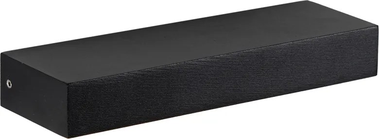 Nowoczesny kinkiet czarny 22 cm z LED IP65 - Hannah