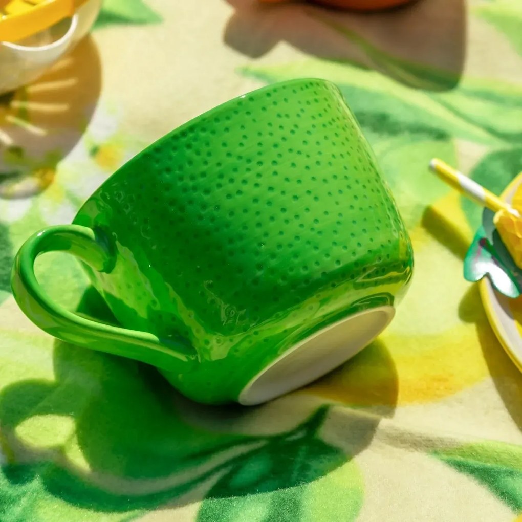 Altom Zestaw ceramicznych kubków jumbo Tropicanalimonka 470 ml, 2 szt.