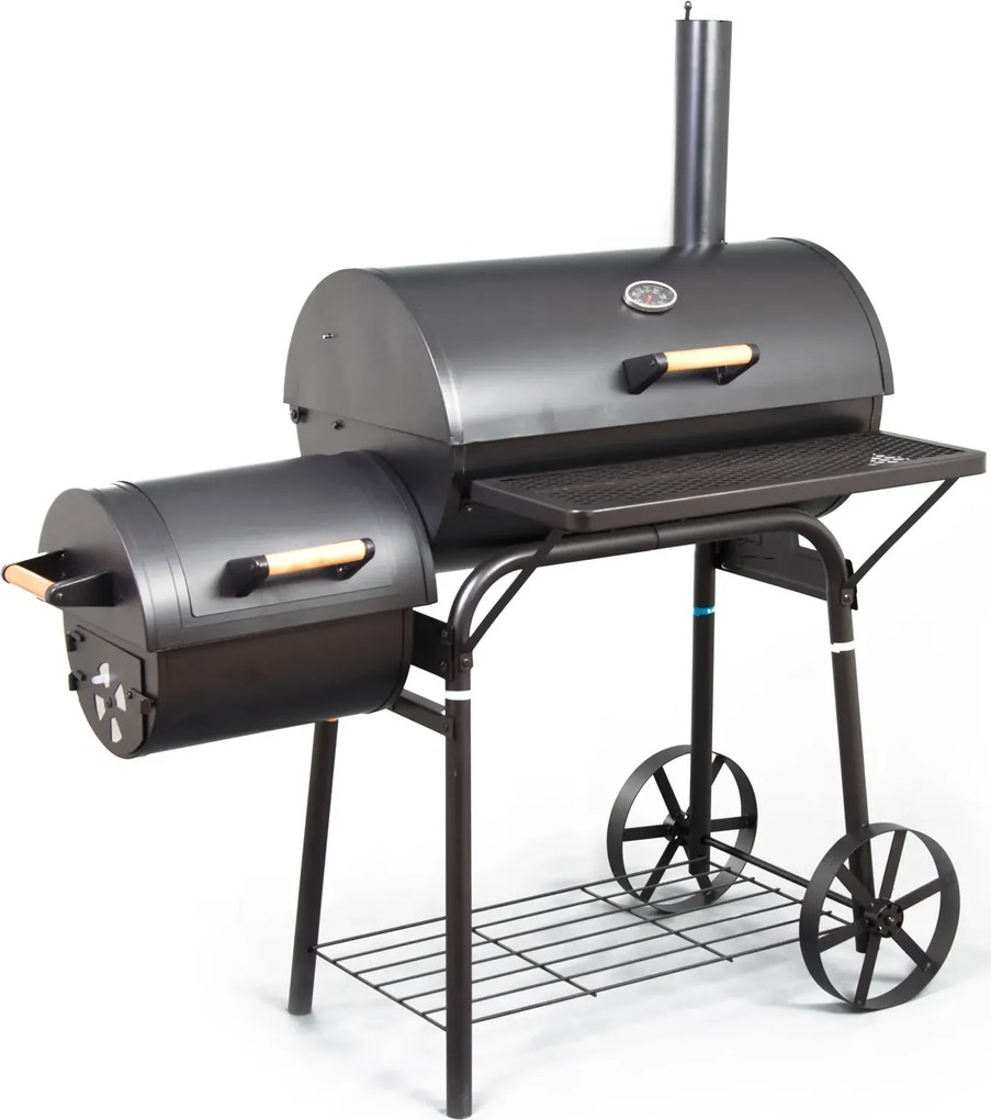 Podwójny grill stalowy z kominkiem P2-L18
