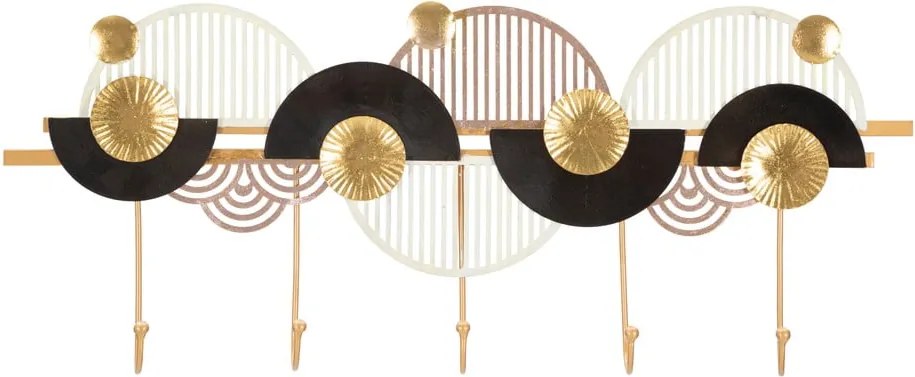 Wieszak w złoto-czarnym kolorze Mauro Ferretti Art