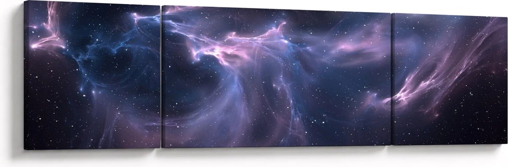 Obraz - Kosmiczna mgławica (170x50 cm)