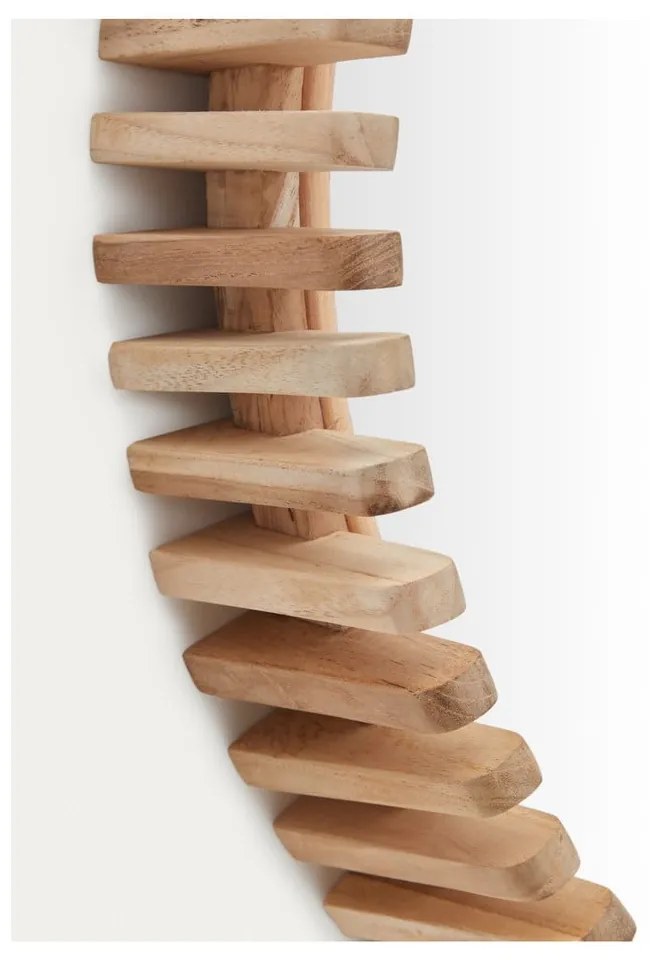 Lustro ścienne z drewnianą ramą ø 60 cm Polke – Kave Home