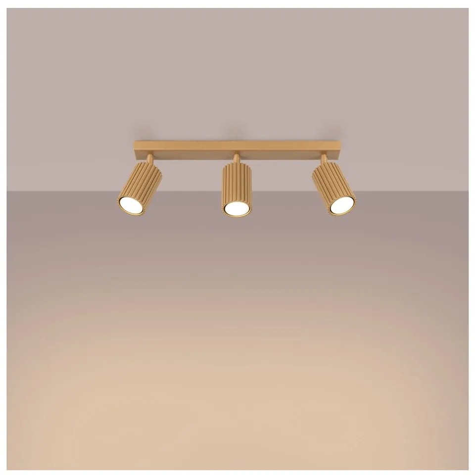 Lampa punktowa w kolorze złota 6,5x45 cm Gleam – Sollux