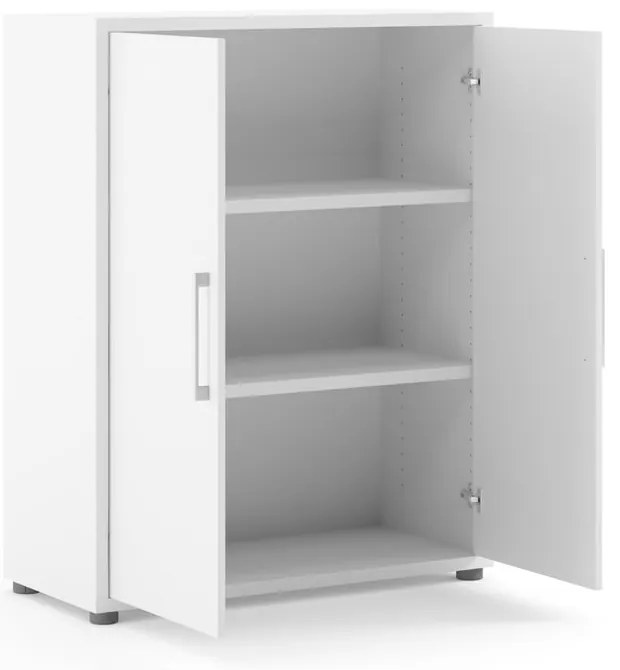 Biały regał modułowy 89x113 cm Prima – Tvilum