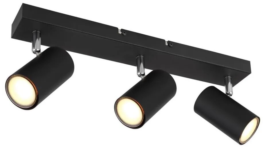 Globo 57911-3B - Lampa punktowa ROBBY 3xGU10/35W/230V czarna