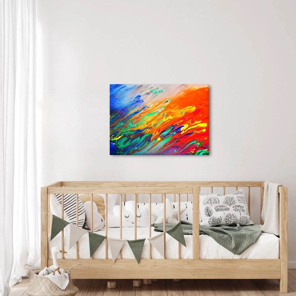 Obraz - Kolorowa abstrakcja (70x50 cm)