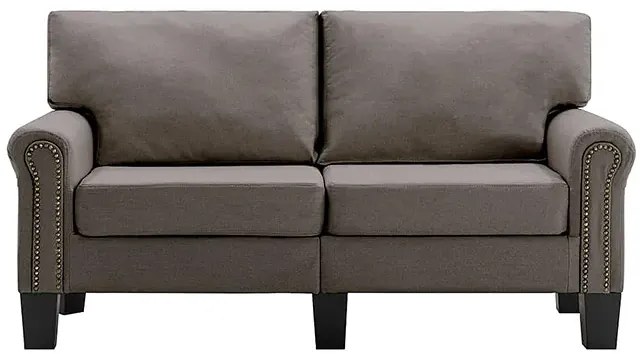 Luksusowa dwuosobowa sofa taupe - Alaia 2X