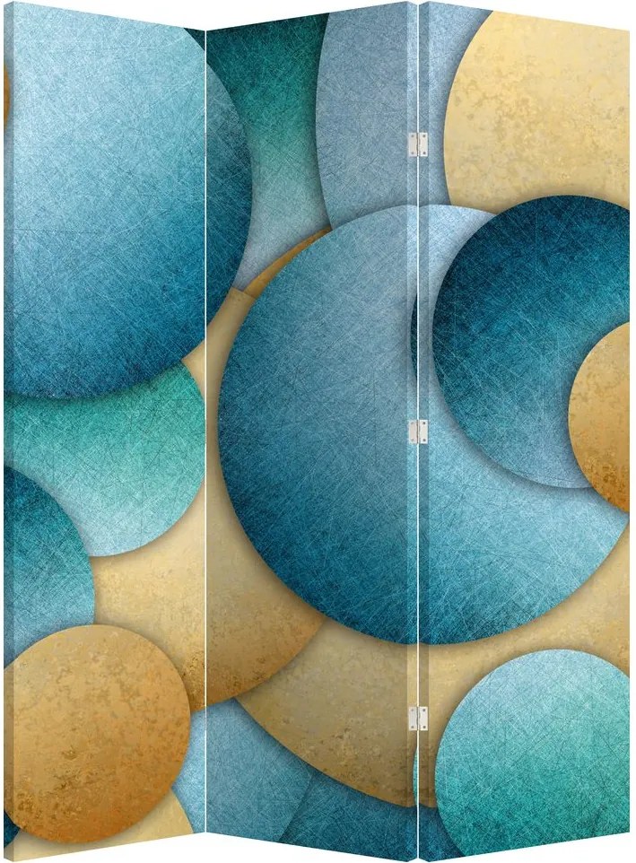 Parawan - Kręgi abstrakcji (126x170 cm)
