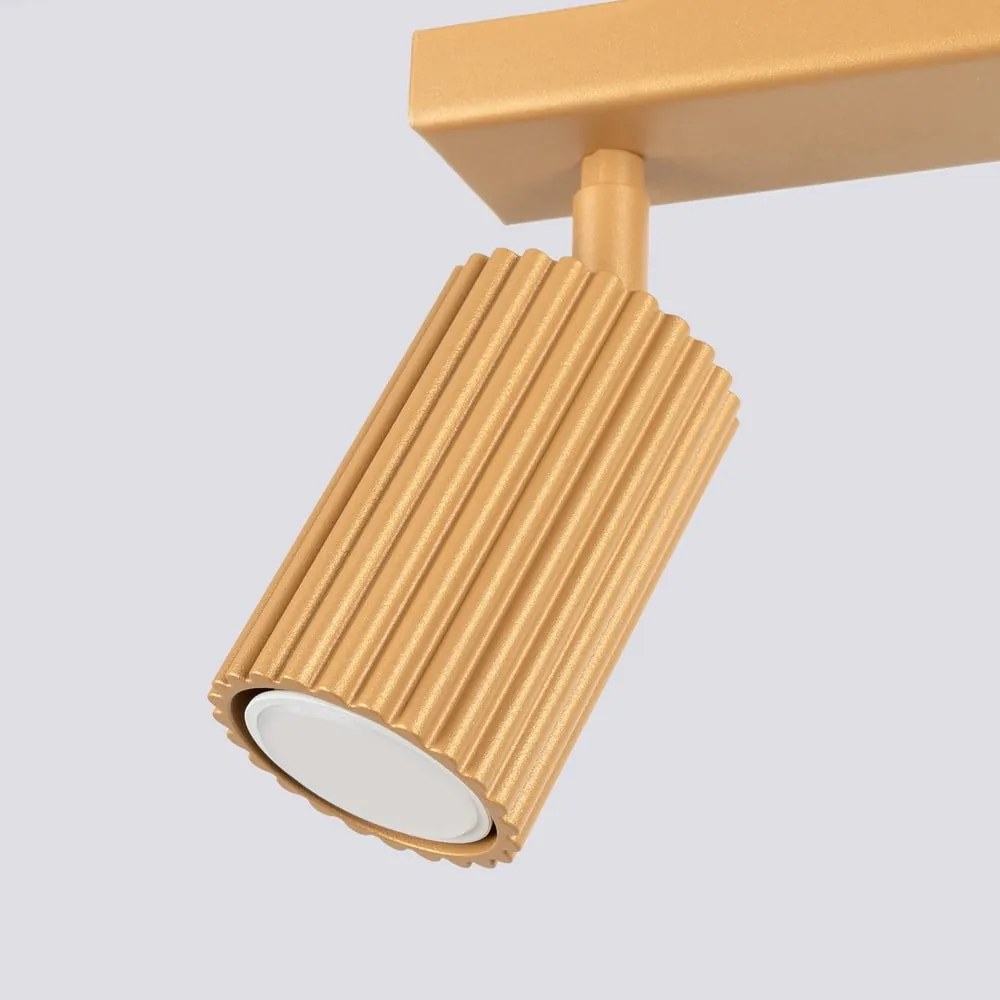 Lampa punktowa w kolorze złota 6,5x30 cm Gleam – Sollux