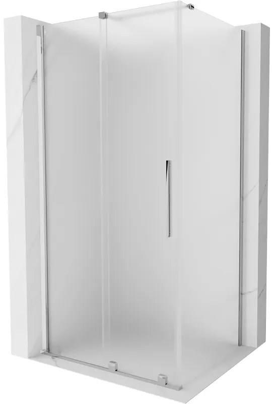 Mexen Velar kabina prysznicowa rozsuwana 150 x 100 cm, szron, chrom - 871-150-100-31-01