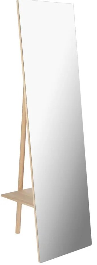 Lustro stojące z drewnianą ramą 45x160 cm Keisy – Kave Home
