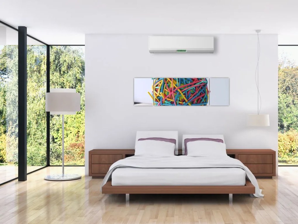 Obraz gumek (170x50 cm)