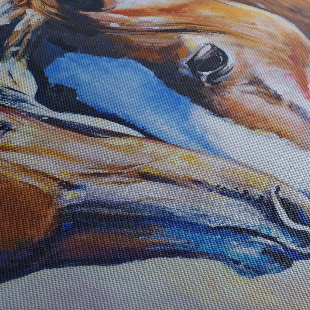 Obraz - Zakochane konie (125x70 cm)