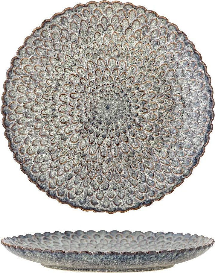 Szare kamionkowe talerze zestaw 4 szt. ø 26,5 cm Katrina – Bloomingville